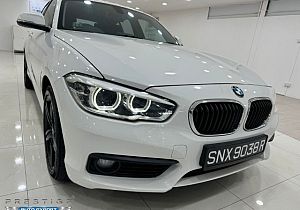 BMW 116D Hatchback LED 2015 White Push Start